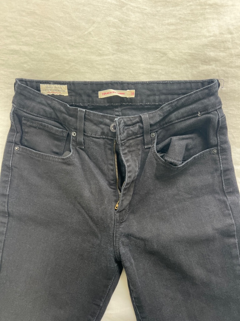 Levi's High-Rise Women's Jeans in  Black